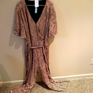 Plus size jump suit